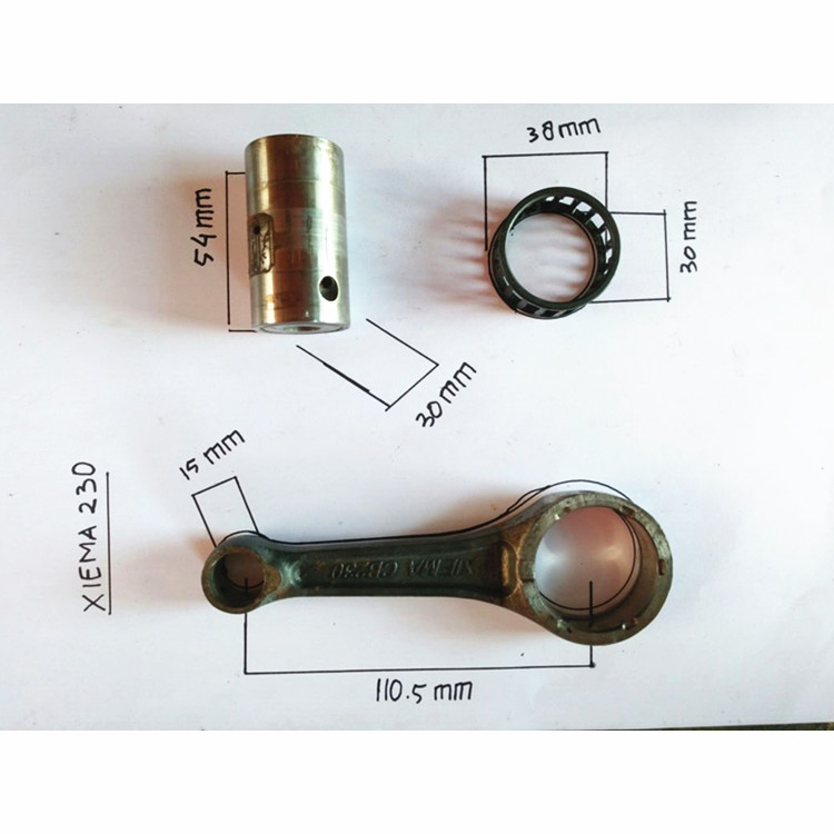 motorcycle parts aluminum alloy function CB250 connecting rod