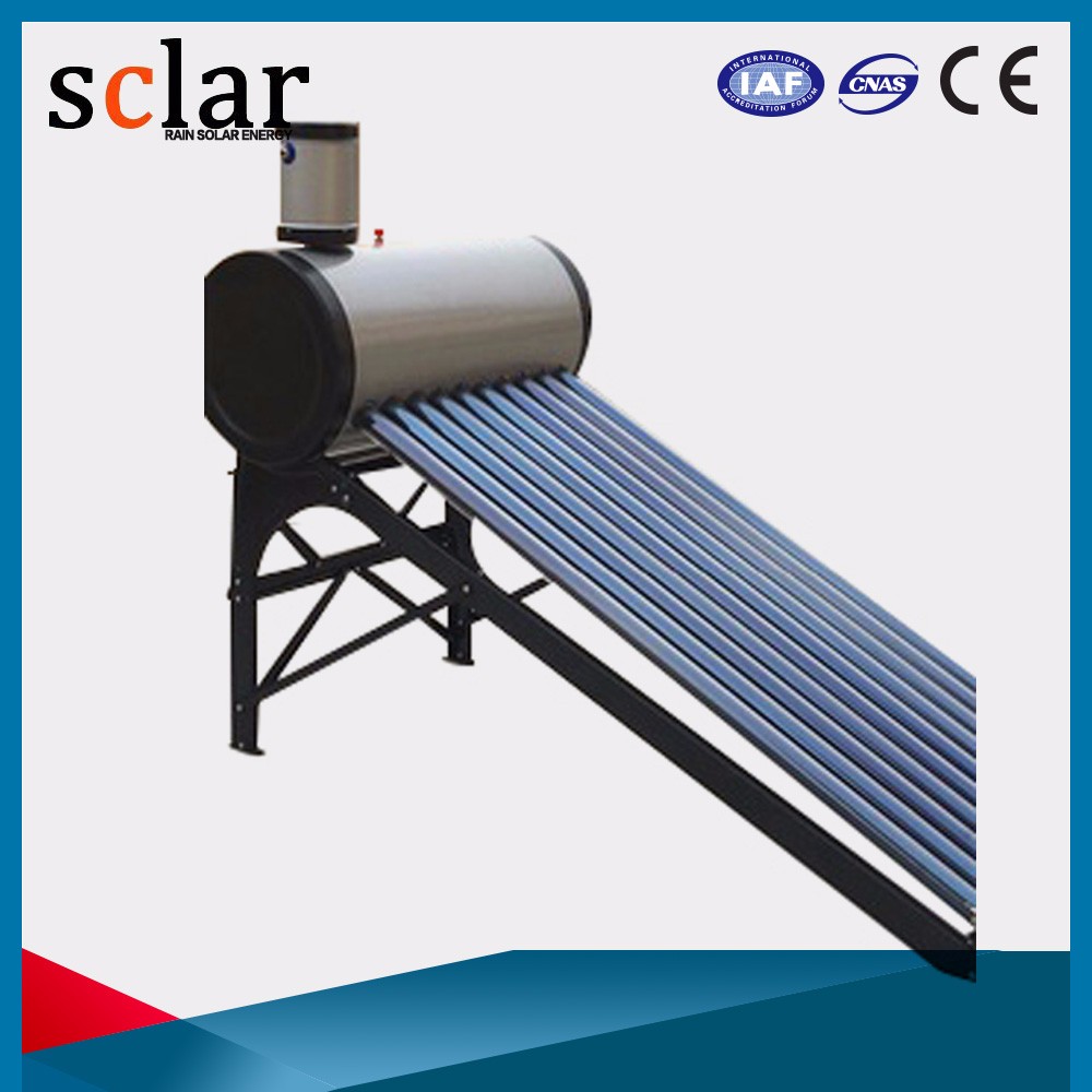 Best selling thermosiphon vacuum tube non-pressure jamaica solar water heater by professional manufacturing equipment