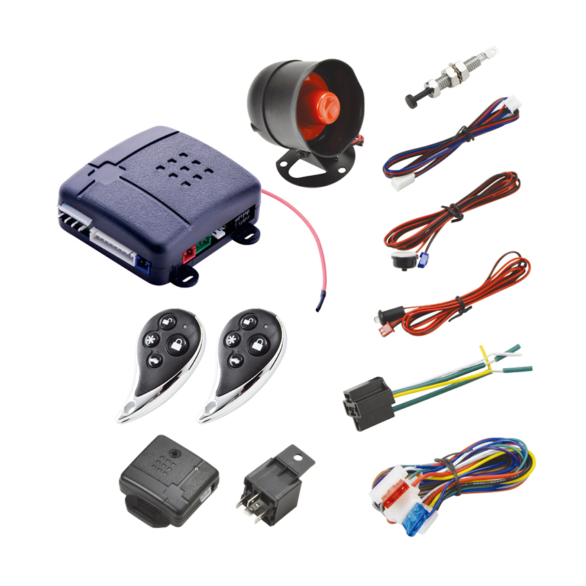 Universal remote control car alarm keyless entry system