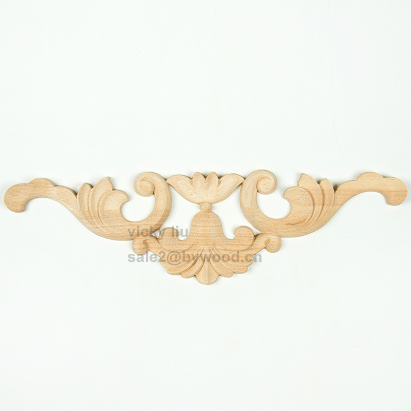 decoration sculpted exquisite wood onlay