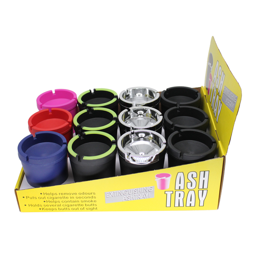 Large size luminous Bucket car ashtray