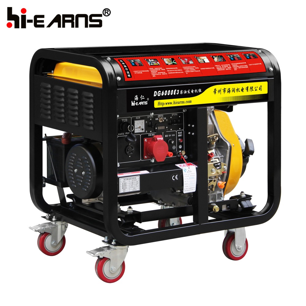 Best quality 5KW equal power output open diesel generator