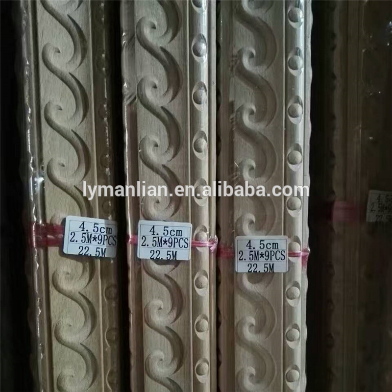 Steam beech wood mouldings carved wood line