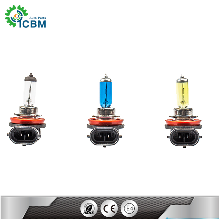 3500K golden super yellow h11 car halogen bulb 55W fog halogen bulb car head light lamp 12v