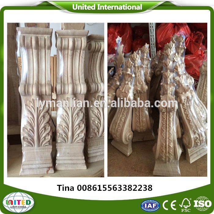 wood carving sculpts roman pillar