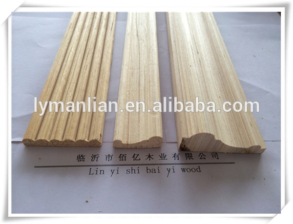 skirting board/wood decorative ceiling moulding/wooden ceiling design for india