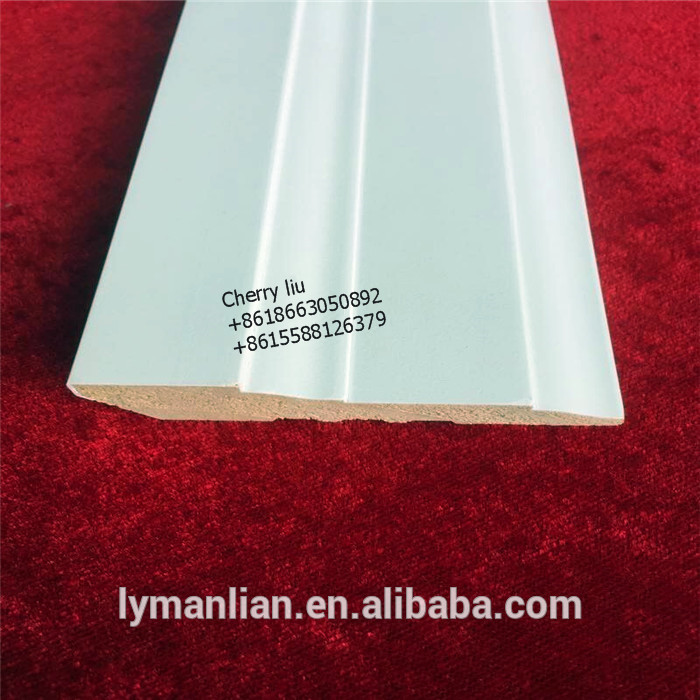Decorative gesso primer wooden timber moulding