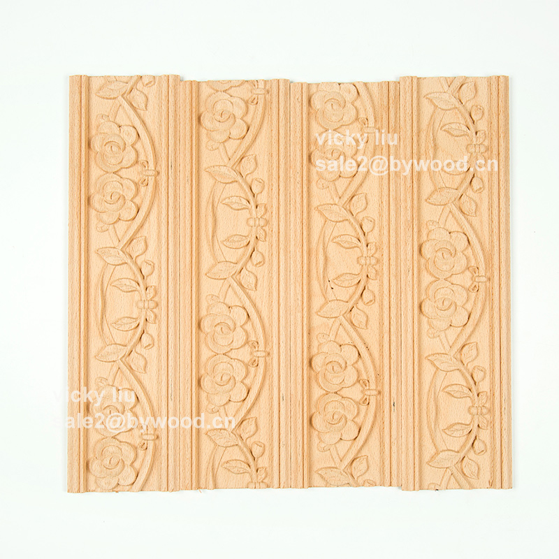 Furniture decoration solid wood carved wood moulding