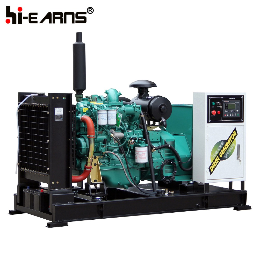 40KW/50KVA open type diesel engine turbine generator