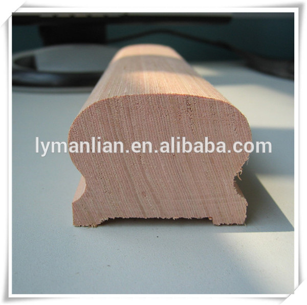Red oak handrail/ stair railing for villa decor