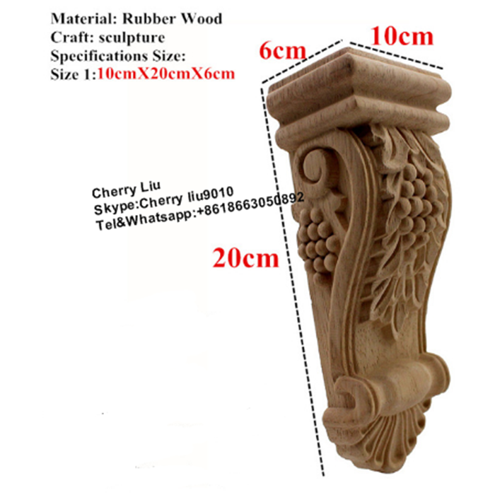 Wood Carved Frame Corbels