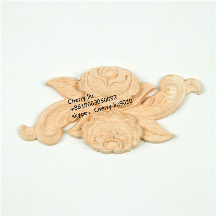 Modern Wood Furniture Parts Appliques And Onlays Carving