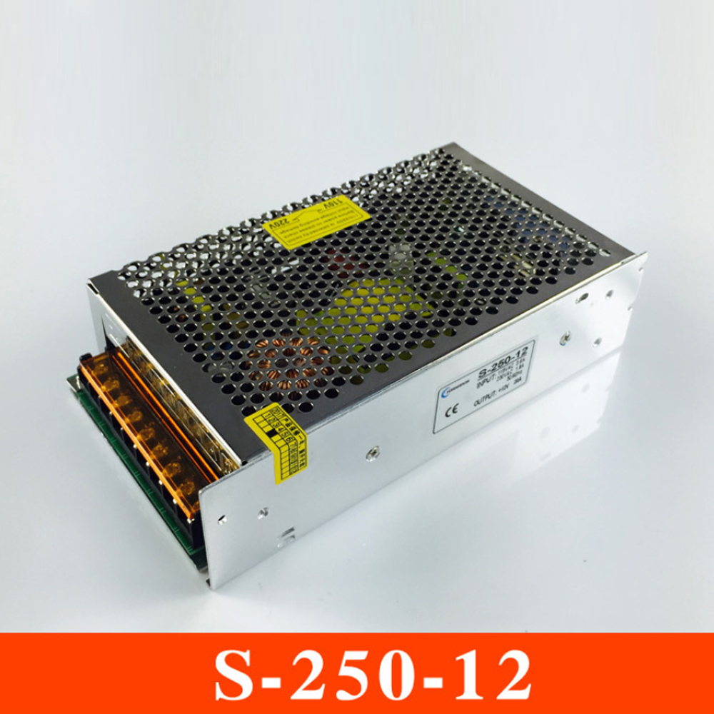 High Quality 250W12V20A single group S-250-12 switching power supply 12V 250W industrial power supply  DC power supply