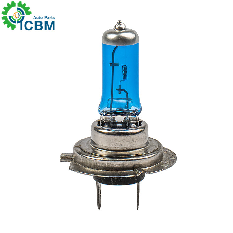 china supplier super white blue halogen bulb H7 automotive light bulbs