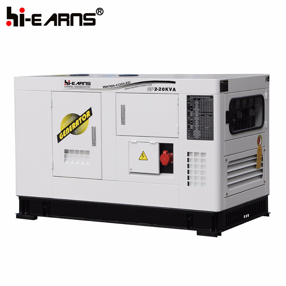 water cooled Chinese brand engine diesel silent 20 kva generator GF2-20