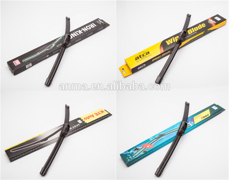 Universal frameless car wiper blade size in 12-28 /windshield wiper blade