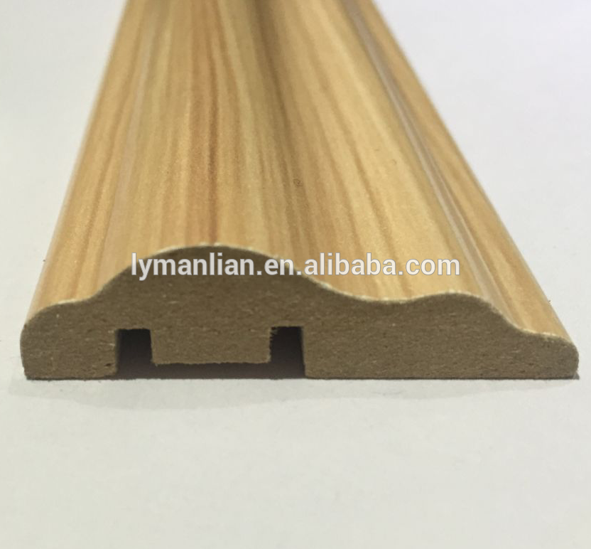 pvc wrapping mdf baseboard