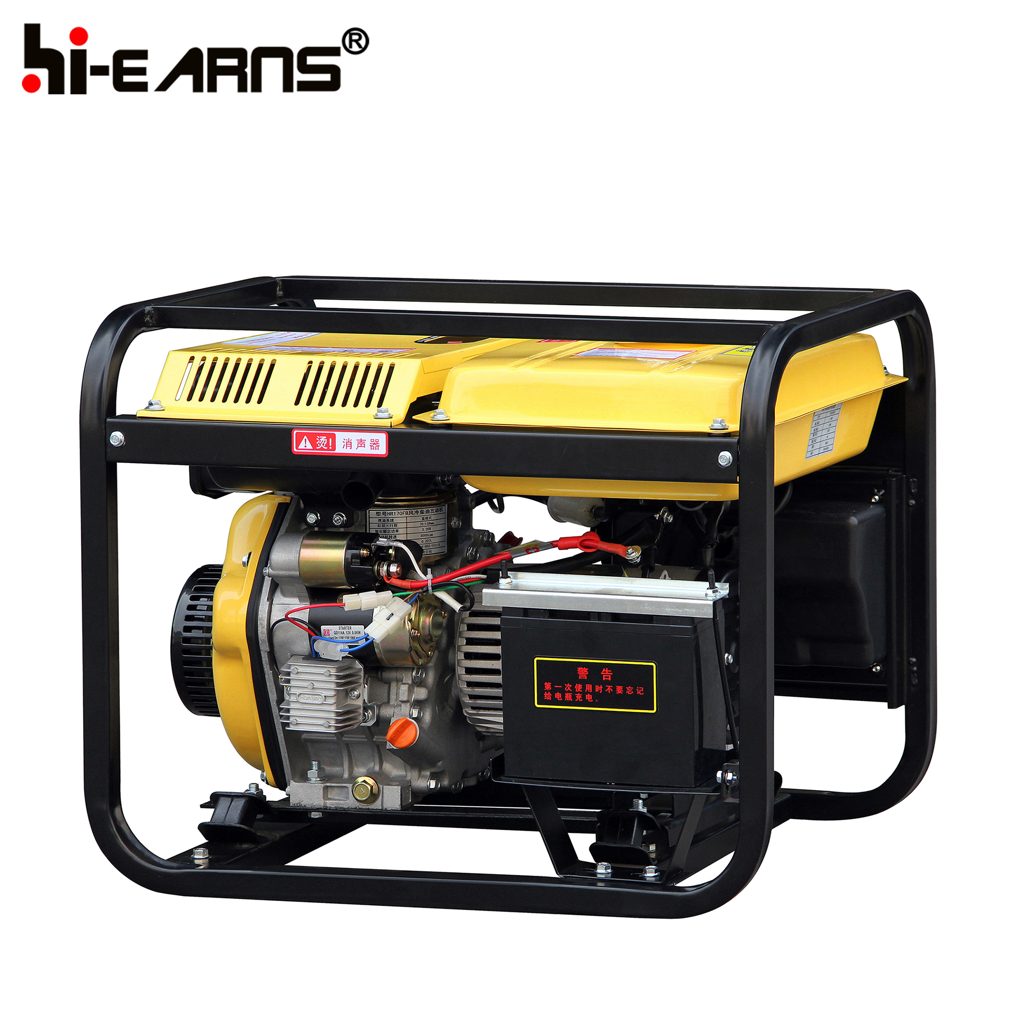 2KVA  mini open frame diesel generator