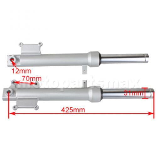 CB100 CL100 CB125 Chrome Adjustable Motorcycle Front Shock Absorber
