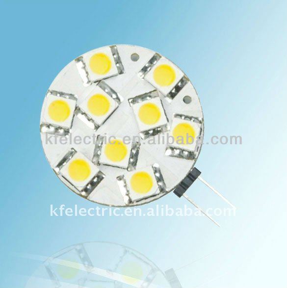 Round Board G4 Car LED 24v Bulb 9pcs 5050SMD 1.8w