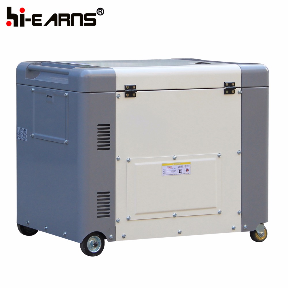 7KVA silent diesel high frequency generator