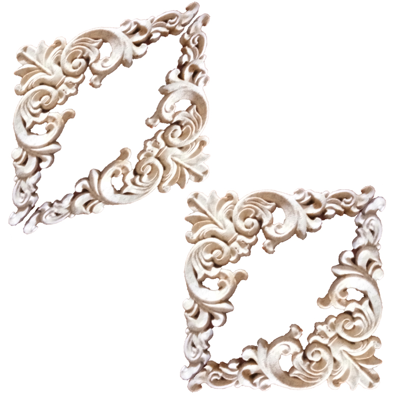 Solid wood Europe type adornment carves decals
