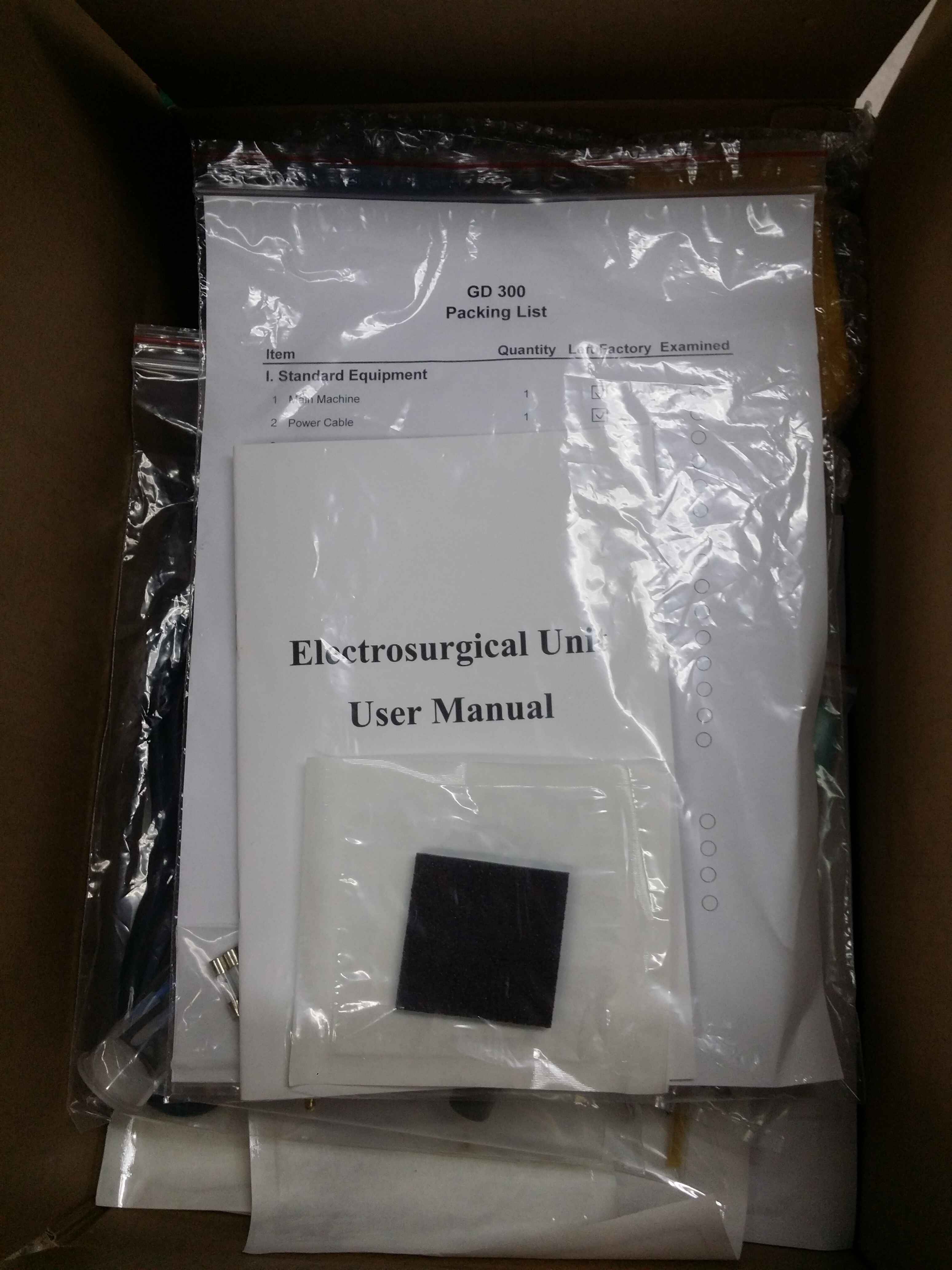 High Output Medical Electric Surgical Unit Price (Diathermy) for Model of GD300