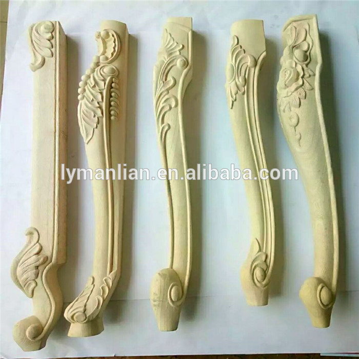 wood carved table legs