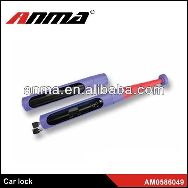 2013 ANMA car security series car steering wheel lock double baseball bar lock