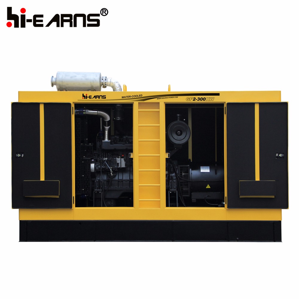 Water-cooled Industrial type diesel fuel 400kva generator