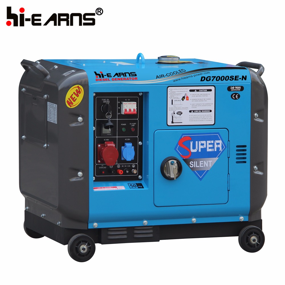 super silent low noise diesel generator battery charger