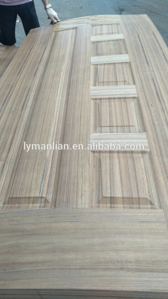 Main door wood design door board natural American walnut gate skin