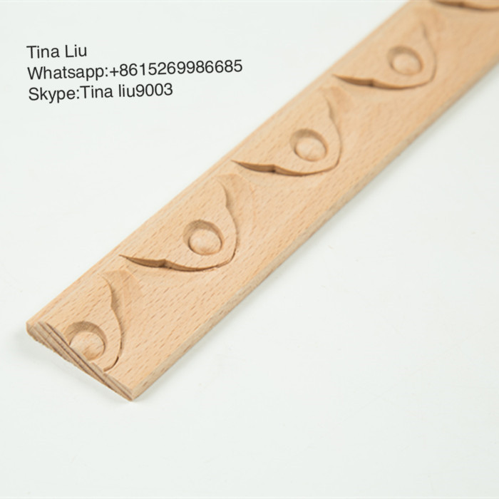 Decorative wood furniture carving ceiling moulding
