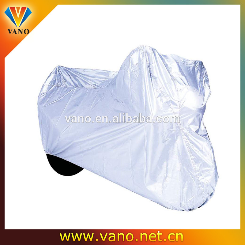 Waterproof silver XL 300D oxford 8mm motorcycle cover