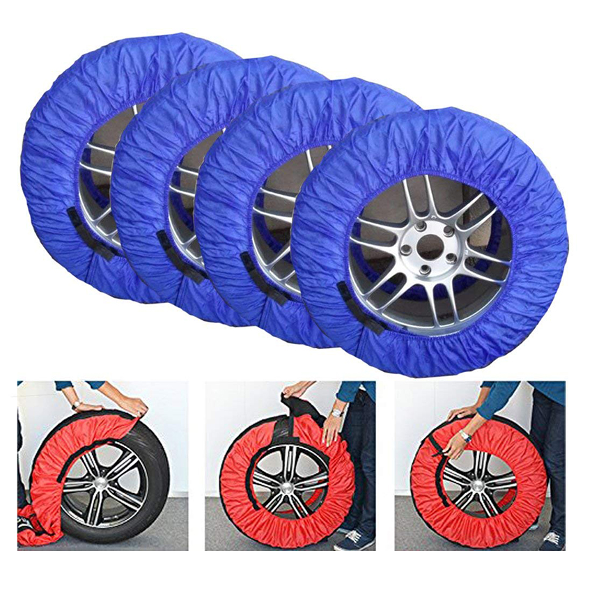 4 Pcs Seasonal Tire Tote Storage Bag Universal for SUV