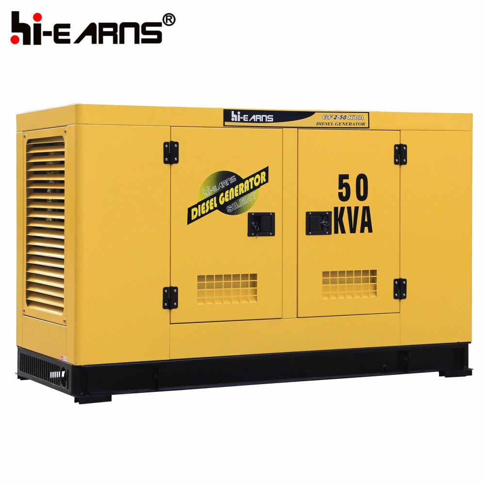 Water-cooled Chinese Weifang Huadong engine 40kw diesel generator