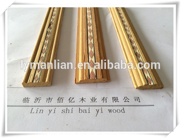 skirting board/wood decorative ceiling moulding/wooden ceiling design for home decoration