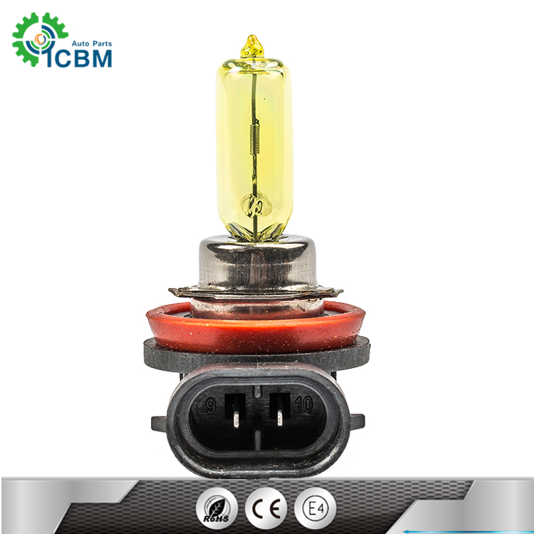 Modern style auto lamps factory directly headlight china yellow halogen H9 12v100w 2500lm auto head light bulbs