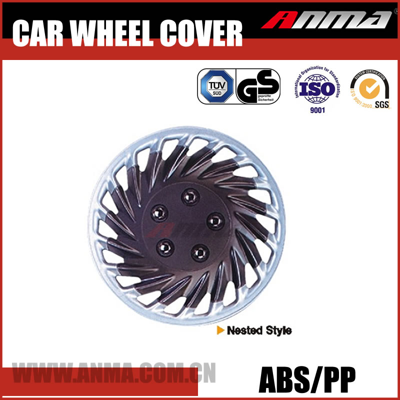 1213141516 inch spinning plastic colored car wheel cover tire cover