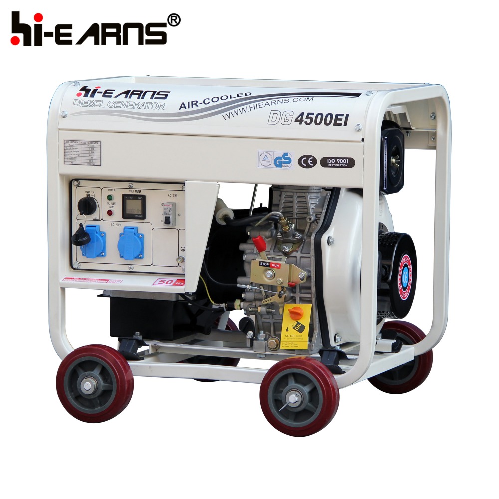 3KW open single phase 50 and 60HZ inverter diesel generator