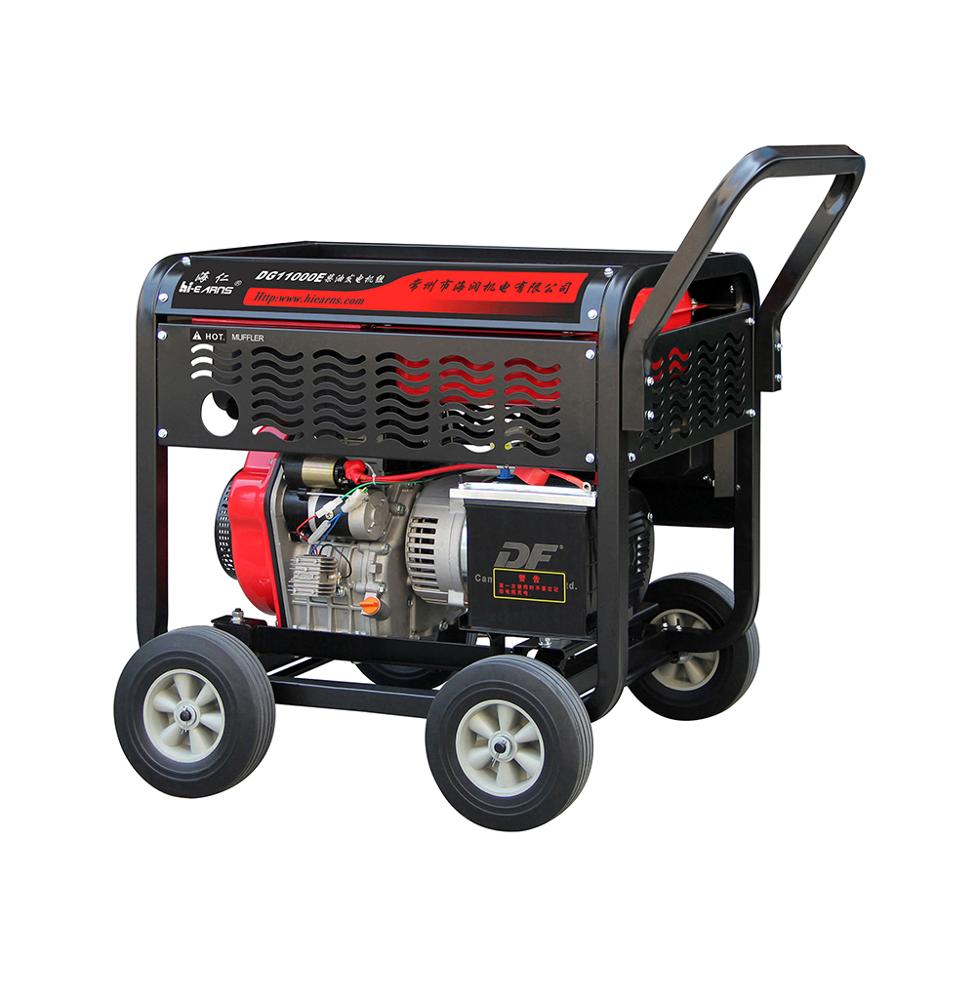 8KW diesel generator 10KVA DG11000 with 198 air cooled engine 3 phase generator