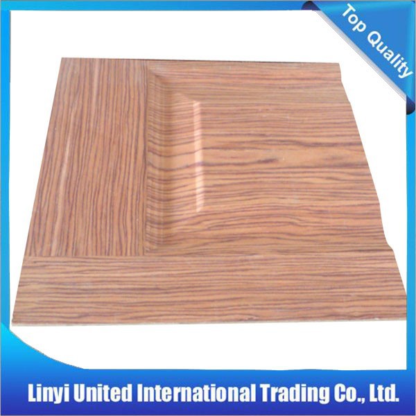 4.2mm Interior Decoration Fashion Melamine HDF Molded Doorskin