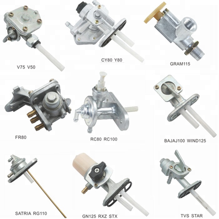 Motorcycle Fuel Valve Cock Petcock Vacuum Fuel Tap For Vespa, Piaggio, Gilera