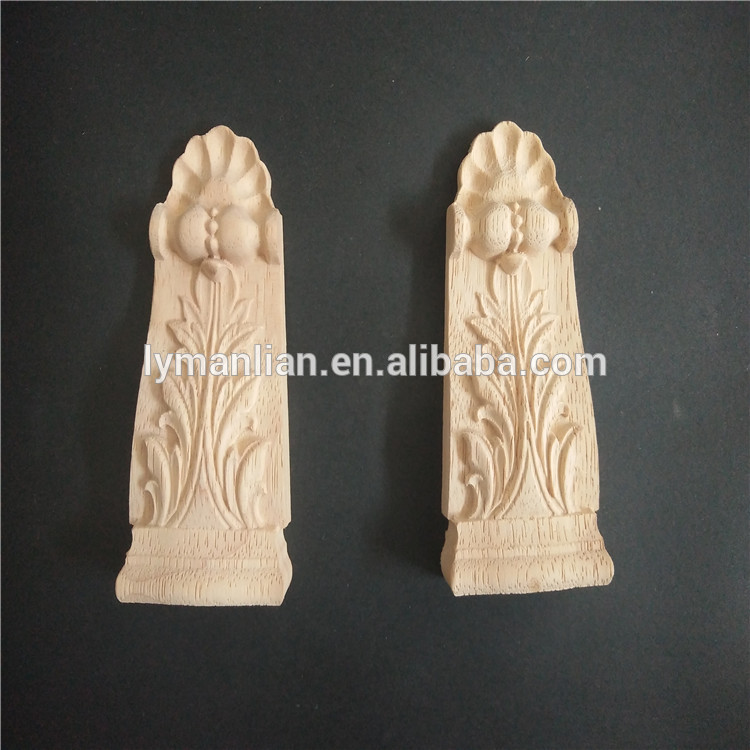 Real wood applique and onlays decorative furniture onlays appliques