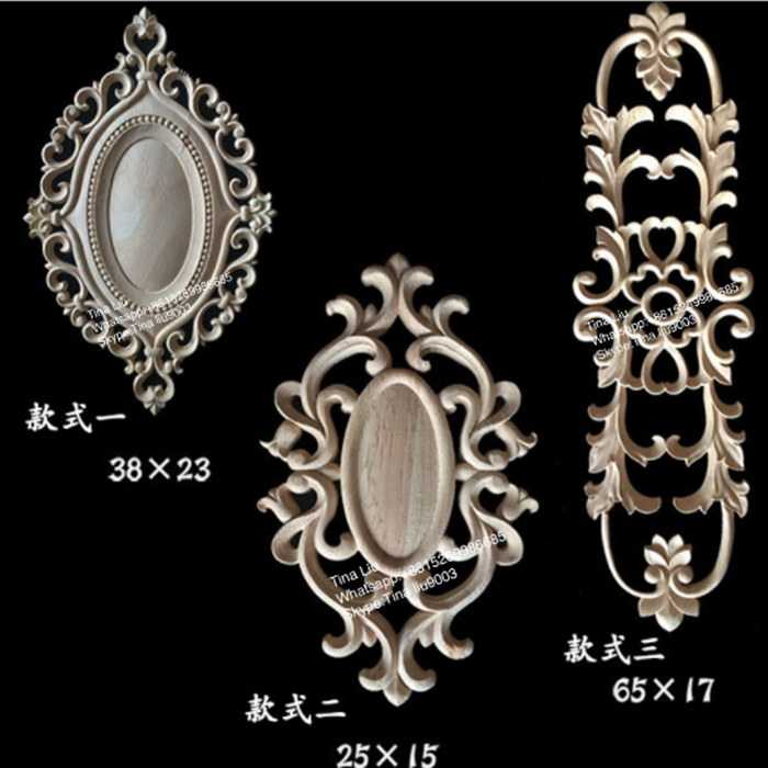 wood carving craft flower inlays