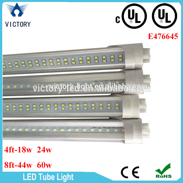 t8 led tube 24w 30w 1200mm 4ft led tube lighting double row led tubes