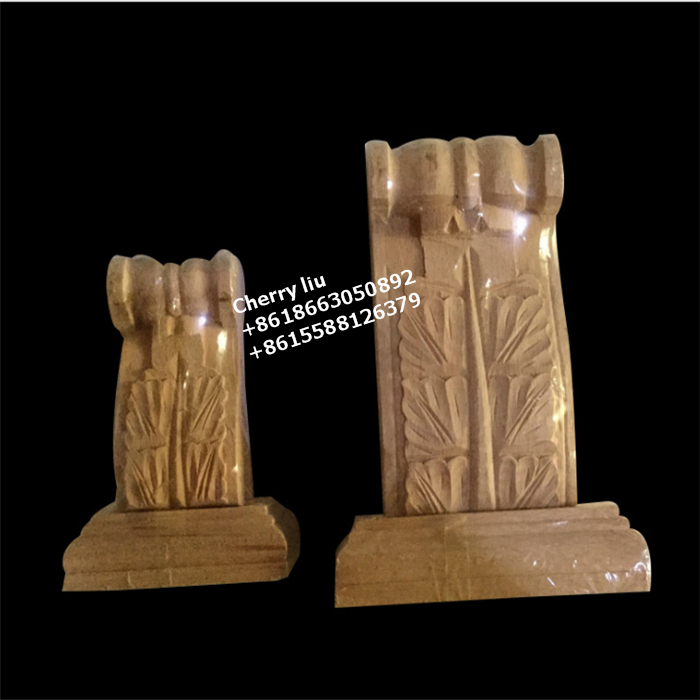 Decorative Hand Carved Rubber Wood Corbels