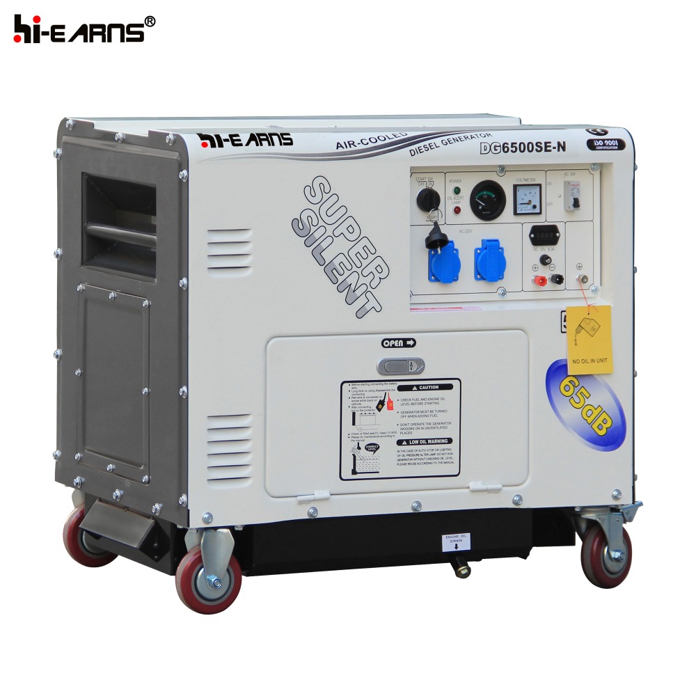 Hot sale patent product 4.6KW 65db super silent diesel generator price