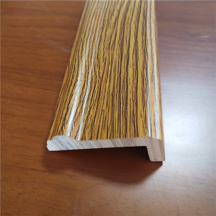 E0 glue LVL decorative mouldings solid wood moldings melamina ornamental moulding decor cabinet molding L shape mouldings