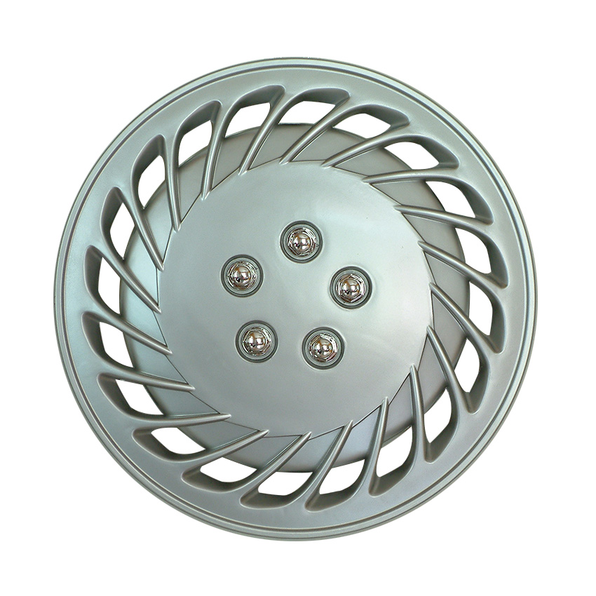China Manufacturer universal ABS silver wheel center hub caps 15'' 38cm wheel covers